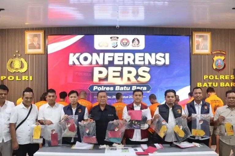 GEBER! 10 Kasus 3C Dibongkar Polres Batu Bara, 17 Tersangka Curat-Curanmor Diciduk