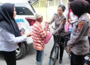 HUT Polwan ke-78, Polwan Polres Tanjungbalai Salurkan Bansos untuk Warga Kurang Mampu