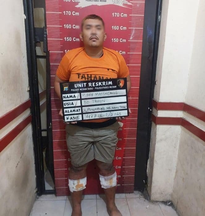 Motor Driver Ojol Tunarungu Dicuri Usai Kecelakaan, Pelaku Ditangkap Resmob Polrestabes Medan