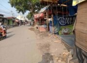 PKL di Atas Drainase Jalan Datok Kabu Diminta Bongkar Lapak, Pembangunan Tembok Penahan Tanah Segera Dilakukan