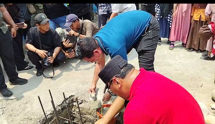 Peletakan Batu Pertama SDN 106810 di Sampali, Bupati Deli Serdang_ Wujudkan Pendidikan yang Lebih Baik