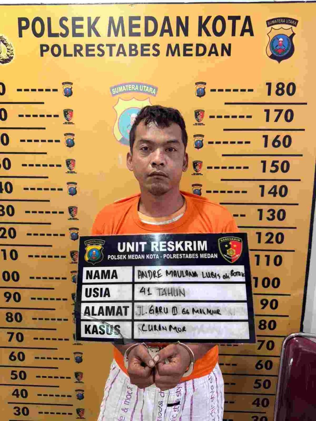10 Kali Curanmor di Medan, Residivis Dibekuk, Polisi Tembak Satu dari Dua Pelaku
