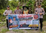 Antisipasi Karhutla, Sat Binmas Polres Tanjungbalai Imbau Warga Tidak Bakar Lahan