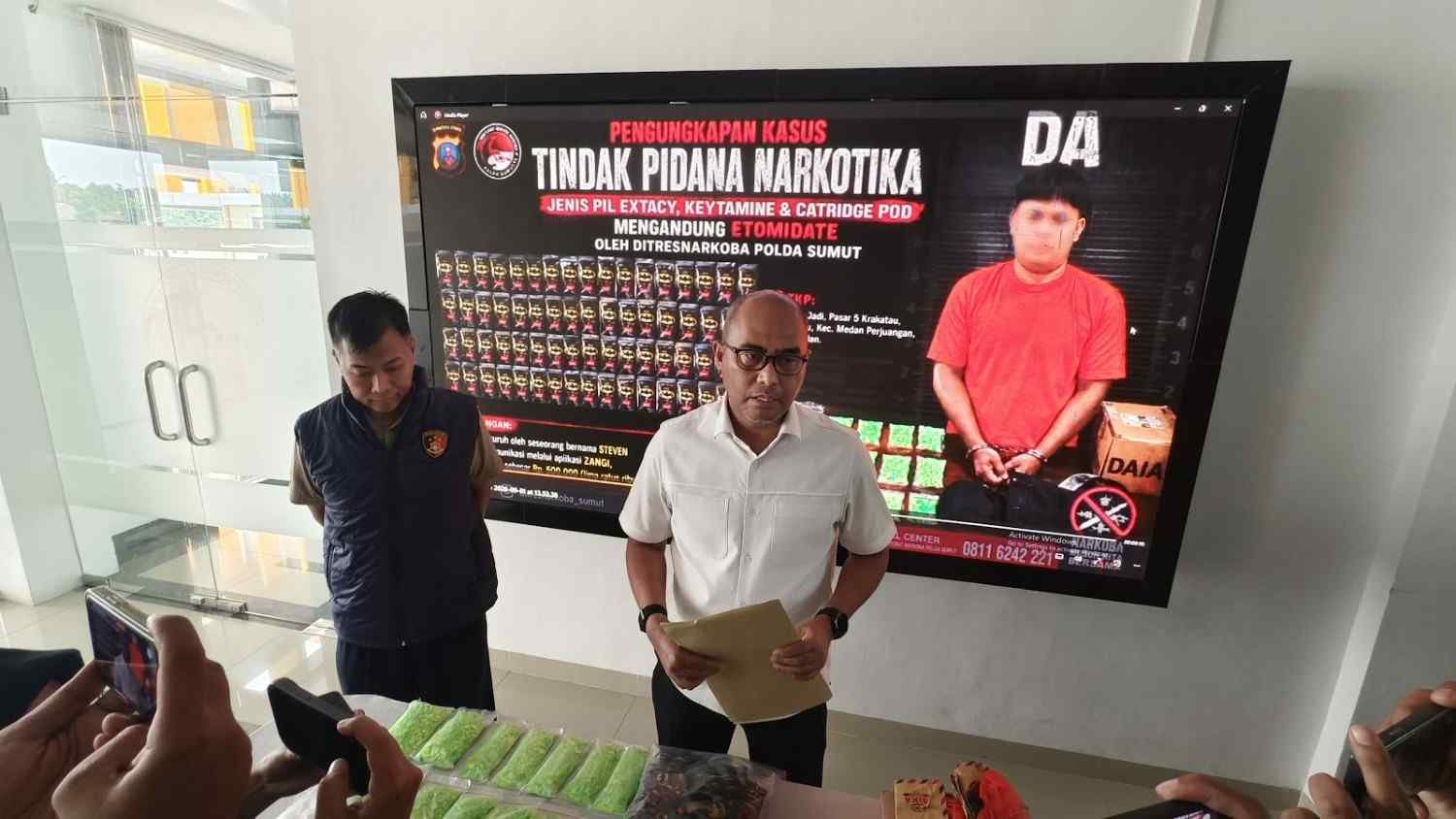 Gudang Narkoba di Medan Perjuangan Digerebek, Polda Sumut Sita Ribuan Ekstasi hingga 773 Gram Ketamine