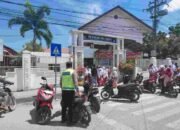 Jaga Keamanan Anak Sekolah, Satlantas Polres Tanjung Balai Terjun Langsung Atur Lalu Lintas