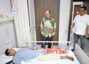 Kadis LH Tanjungbalai Dampingi Wali Kota Jenguk Korban Kecelakaan Kerja di RS Siloam