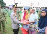 Kapolres Simalungun Hadiri Bazar Murah HUT ke-81 TNI di Rambung Merah, Perkuat Sinergitas TNI-Polri
