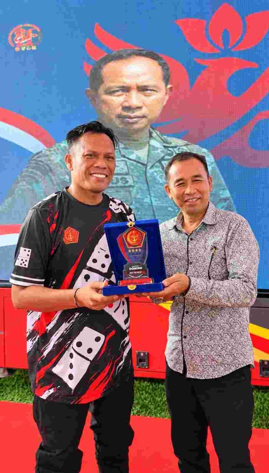 Kapolres Tanjungbalai Raih Juara 1 Turnamen Domino Piala Panglima TNI di Makodim 0208Asahan