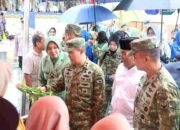 Kodam XIXTuanku Tambusai Gelar Bazar Murah dan Bakti Kesehatan, Warga Dumai Antusias