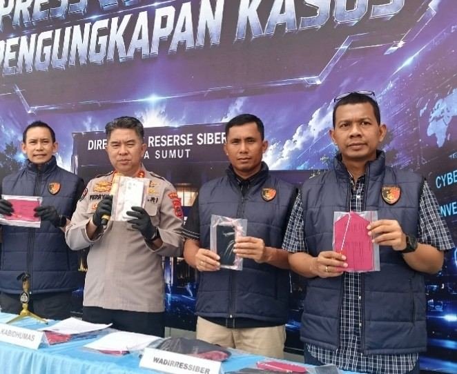 MODUS BONUS FILM HOLLYWOOD TERBONGKAR! Ditres Siber Polda Sumut Tangkap Dua Pelaku Scam, Korban Rugi Belasan Juta Rupiah