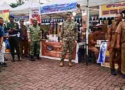 Pangdam IBB Kunjungi Stand Bazar Kodim 0201Medan di Lapangan Benteng