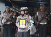 Polres Tanjungbalai Antar Aipda Jon Aries Siagian dengan Tradisi Kepolisian (1)