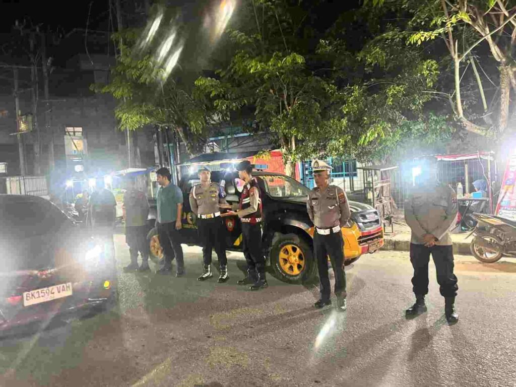 Polres Tanjungbalai Gelar Apel Siaga Mako dan Patroli Malam, Jaga Kamtibmas Tetap Kondusif