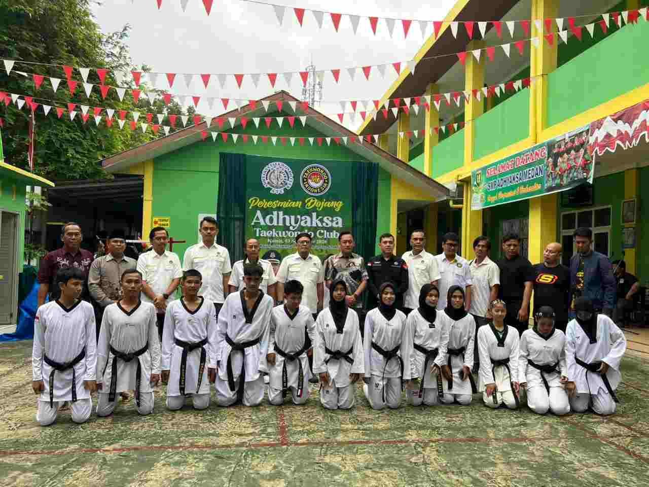 Resmikan Dojang Adhyaksa Taekwondo Club, Dispora Medan Tak Terlihat Hadir, Kajari “Nanti Kita Koordinasi”