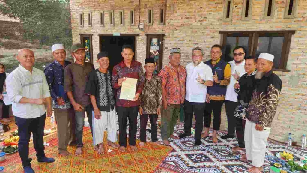 Sertifikat Tanah Wakaf Terbit, Legalitas Masjid Al-Huda Meranti Paham Diperkuat