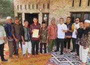 Sertifikat Tanah Wakaf Terbit, Legalitas Masjid Al-Huda Meranti Paham Diperkuat
