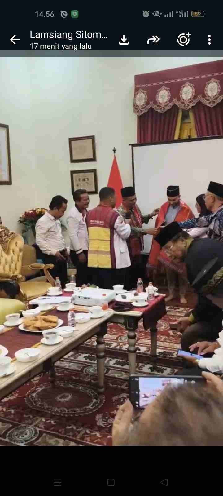 Diulosi di Istana Maimun, Sultan Deli Doakan Mubes I dan Pelantikan DPP HBB