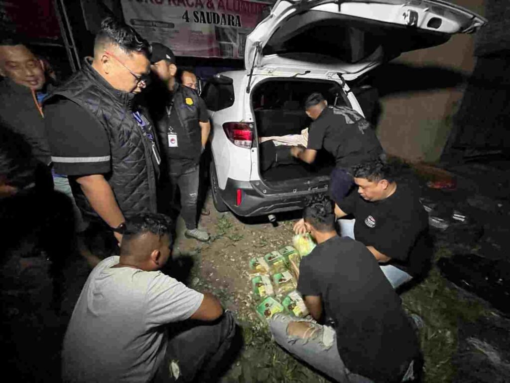Kejar-kejaran di Jalinsum Besitang, Polrestabes Medan Gagalkan Pengiriman 24 Kg Sabu ke Palembang