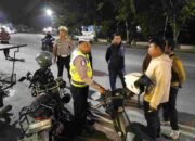 Sat Lantas Polres Tanjungbalai Gelar Patroli Polantas Menyapa Pedagang di Jalan Pahlawan dan Sudirman