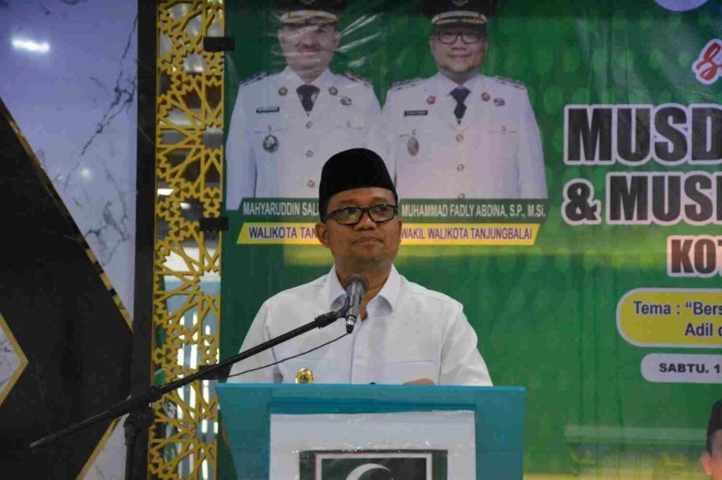 Wakil Wali Kota Fadly Abdina Hadiri Musda V MD KAHMI dan Musda II FORHATI Kota Tanjungbalai